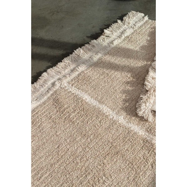 Béžový bavlnený behúň 80x230 cm Duetto Sage – Lorena Canals-image-3