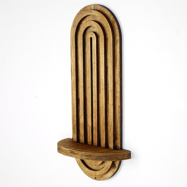 Polica v prírodnej farbe 40 cm Raf – Kalune Design-image-2