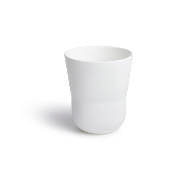 Biely hrnček z kostného porcelánu Kähler Design Kaolin, 300 ml