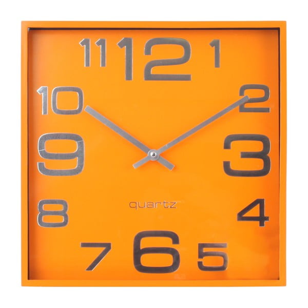 Nástenné hodiny Plastic Orange