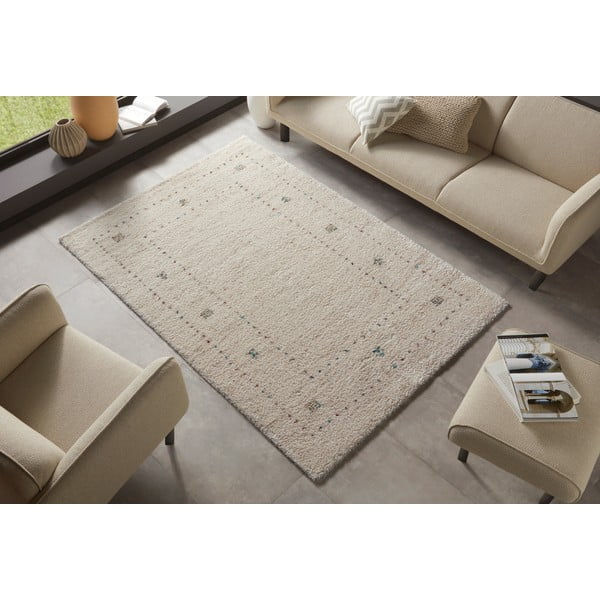 Krémovobiely koberec Mint Rugs Nomadic, 80 x 150 cm-image-3