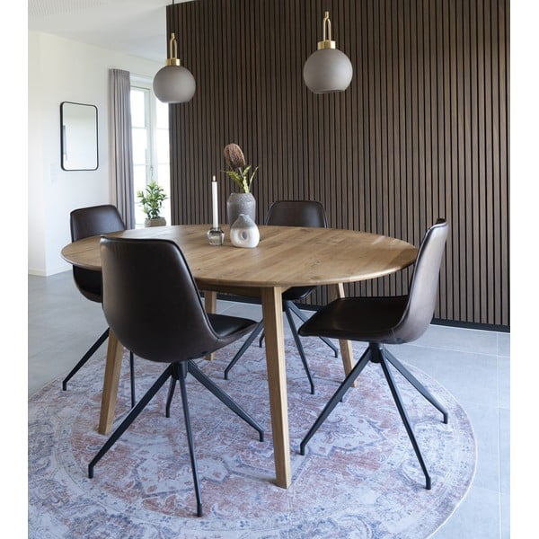 Hnedé jedálenské stoličky v súprave 2 ks Monaco – House Nordic-image-1