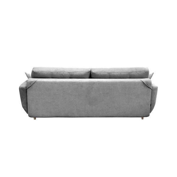 Sivá rozkladacia pohovka so svetlými nohami Mazzini Sofas Roso-image-2