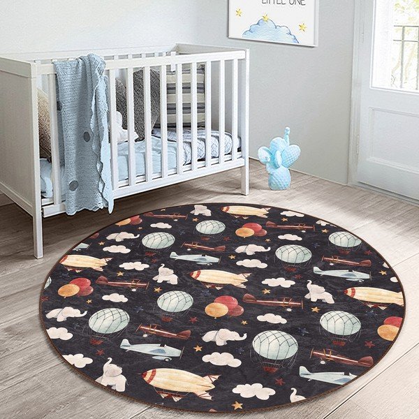 Detský koberec ø 100 cm Comfort – Mila Home-image-4