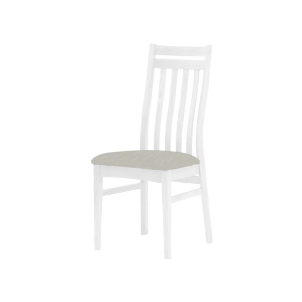 Bielo-sivá jedálenská stolička Canett Geranium