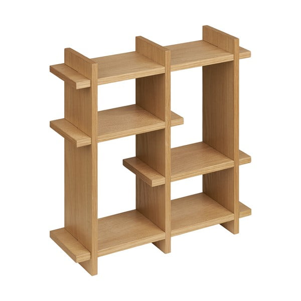 Poschodová polica v dekore duba v prírodnej farbe 40 cm Olsberg – House Nordic-image-3