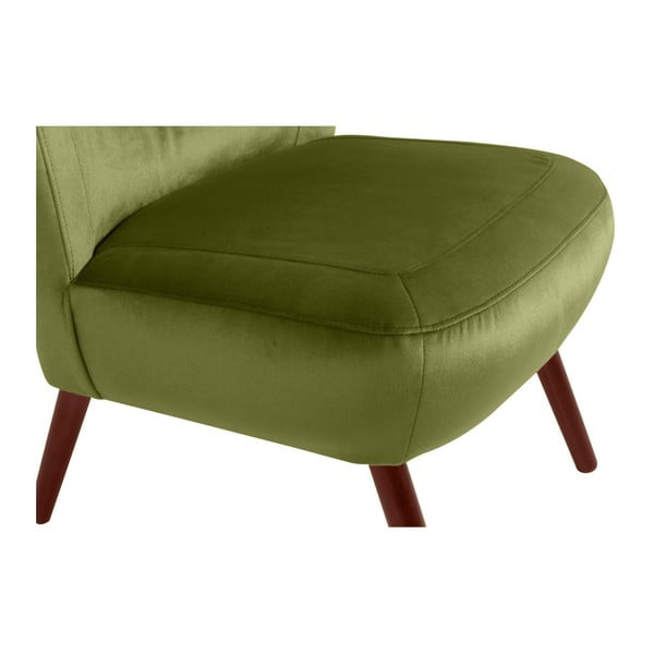 Zelené kreslo Max Winzer Sari Velvet-image-3