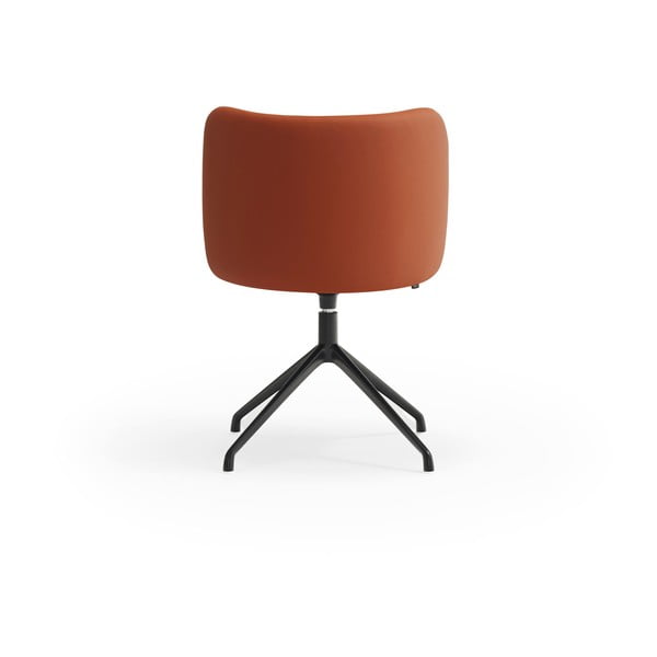 Oranžové čalúnené jedálenské kreslo Mogi – Teulat-image-4