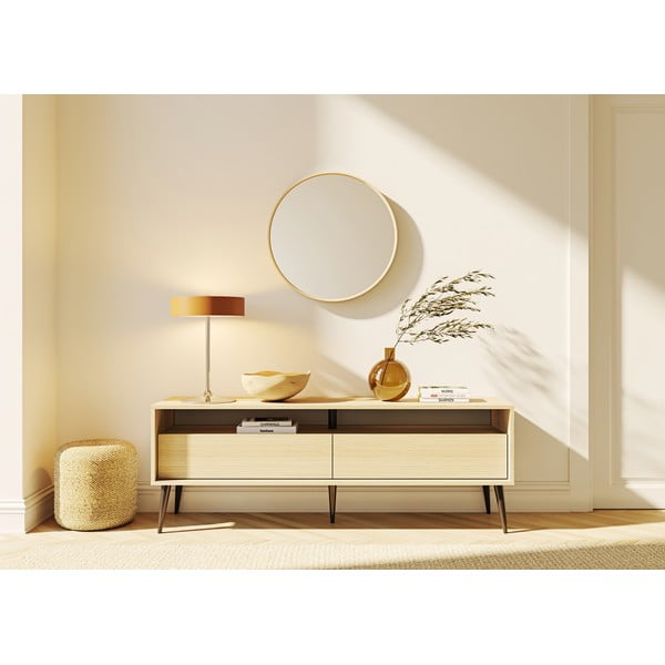 TV stolík v dekore duba v prírodnej farbe 150x54 cm Lake – TemaHome-image-1