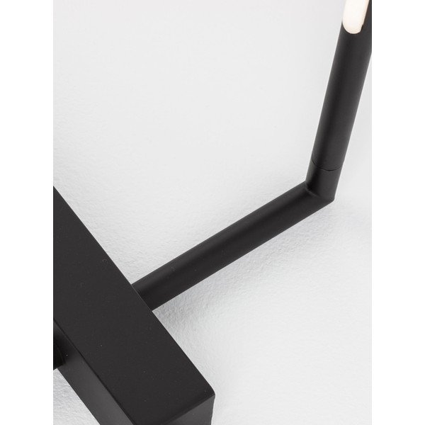Čierna kovová LED stojacia lampa s tienidlom z akrylového skla (výška  140 cm) Raccio – Nova Luce-image-2