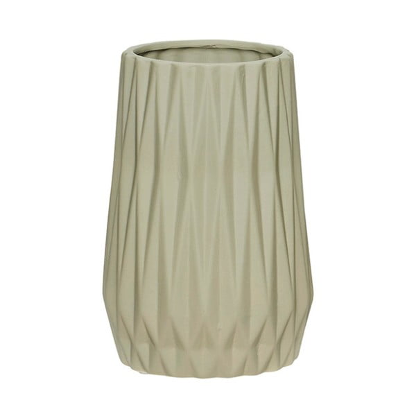 Sivá keramická váza Hübsch Ditmer