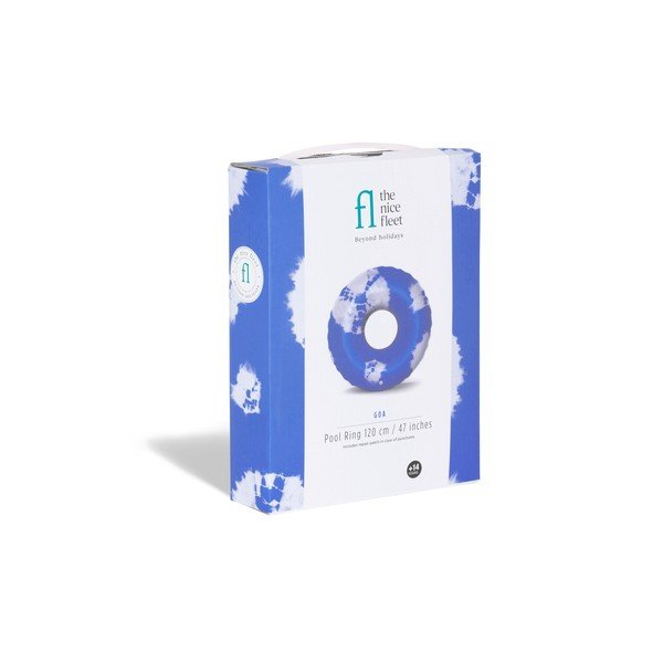 Modrý nafukovací kruh The Nice Fleet Goa, ø 120 cm-image-2