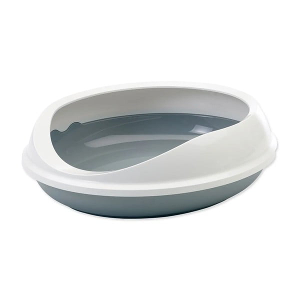 Bielo-sivý mačací záchod 49x55 cm Savic Figaro – Plaček Pet Products