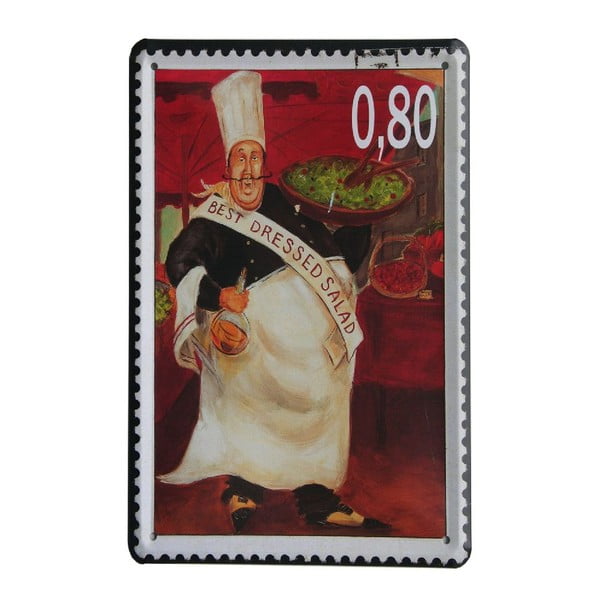Ceduľa Stamp Chef II, 15x21 cm