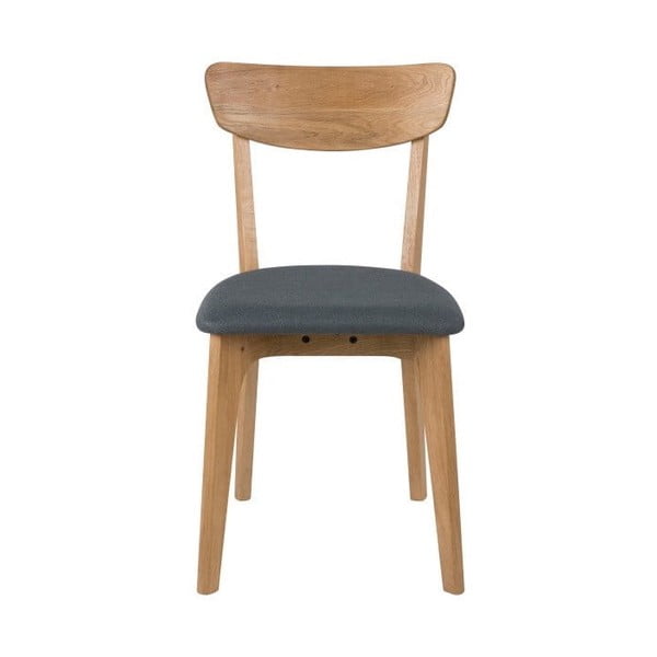 Sivé/v prírodnej farbe čalúnené jedálenské stoličky v súprave 2 ks Taxi – Actona-image-2