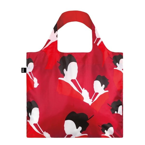 Skladacia nákupná taška s kapsičkou LOQI Geisha
