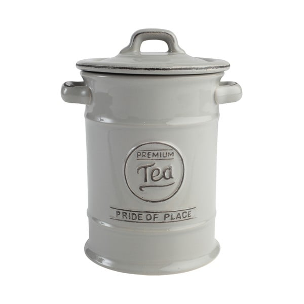 Sivá keramická dóza na čaj T&G Woodware Pride of Place