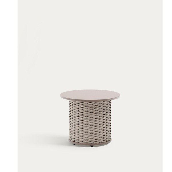 Kovový okrúhly záhradný stolík ø 50 cm Sedalis – Kave Home