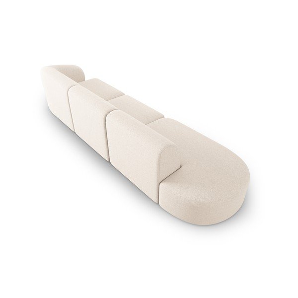 Béžová ženilková pohovka pravý roh 311 cm Paolo – Milo Casa-image-3