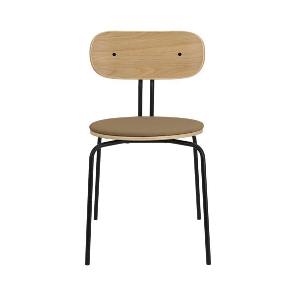 Čierno-svetlo hnedá jedálenská stolička Curious – UMAGE-image-2