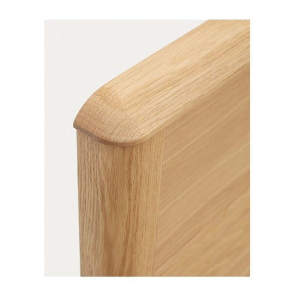 Jednolôžková posteľ z dubového dreva s roštom v prírodnej farbe 90x200 cm Lenon – Kave Home-image-3