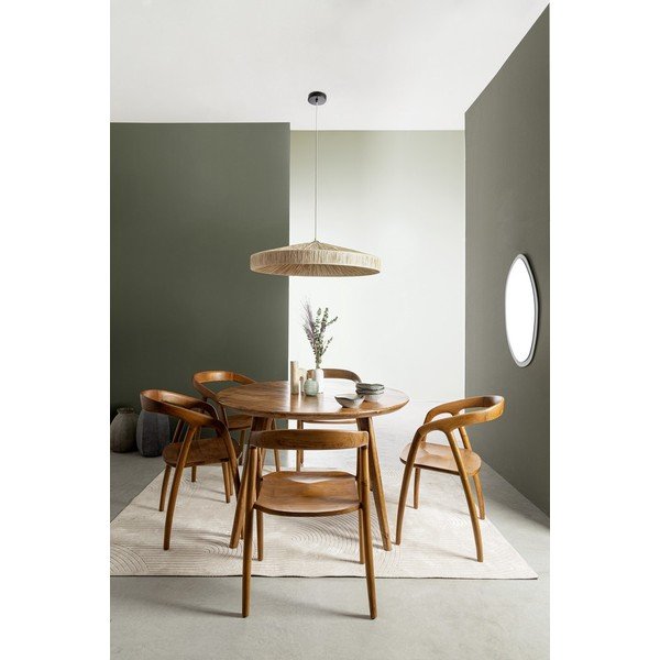 Okrúhly jedálenský stôl z mangového dreva ø 120 cm Sylvester – Bizzotto-image-1