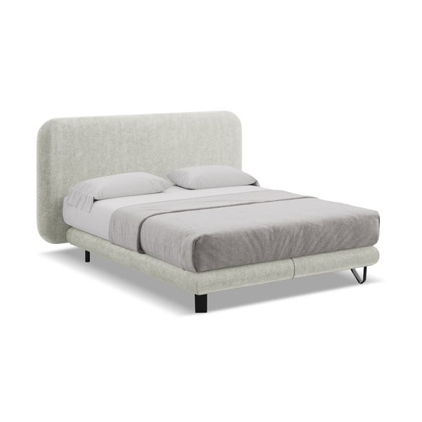 Béžová boxspring posteľ 180x200 cm Ilima – Makamii-image-1