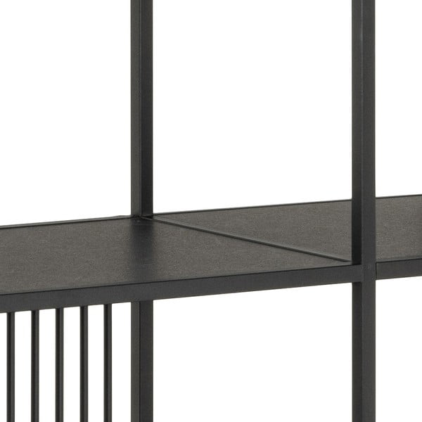 Čierna knižnica 120x185x35 cm Strington – Actona-image-4