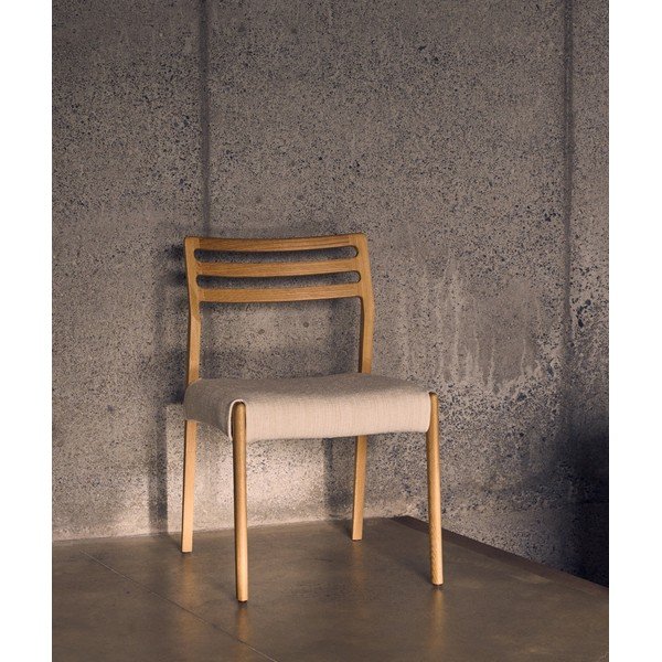 Béžová/v prírodnej farbe jedálenská stolička z dubového dreva Cudia – Kave Home-image-1