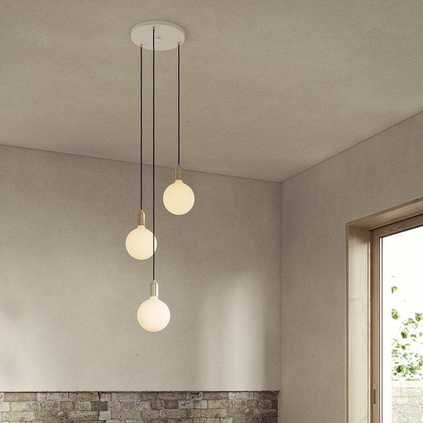 Stmievateľné závesné svietidlo v bronzovej farbe ø 25 cm Triple Pendant – tala-image-1
