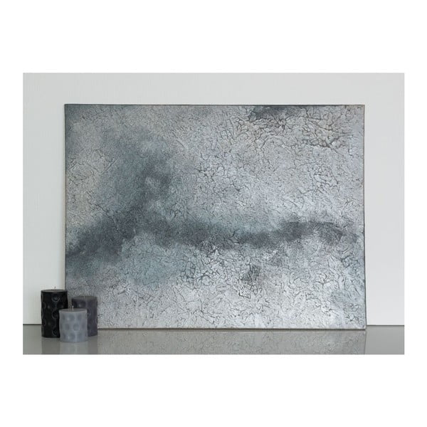 Obraz Silver Abstract, 60x90 cm