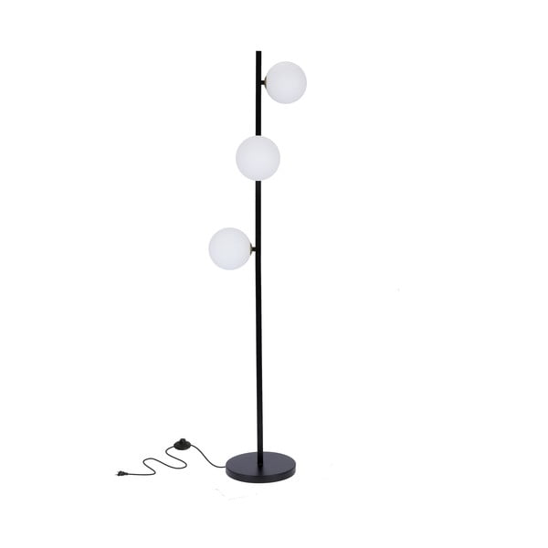 Čierna stojacia lampa (výška 150 cm) Kama - Candellux Lighting