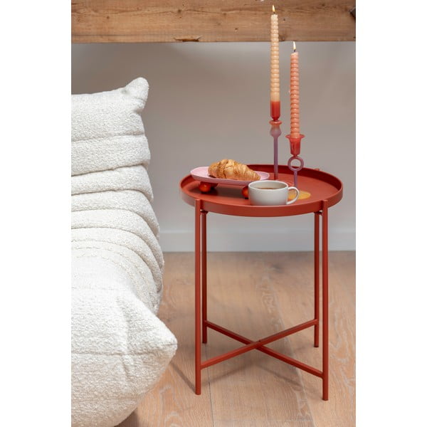 Kovový okrúhly odkladací stolík ø 40 cm Meseta  – Leitmotiv-image-1