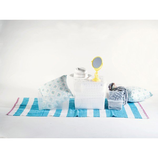 Plastový úložný box s vekom 40x34x17 cm – Curver-image-1