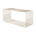 Béžová poschodová kovová polica 70 cm Wire – Mette Ditmer Denmark