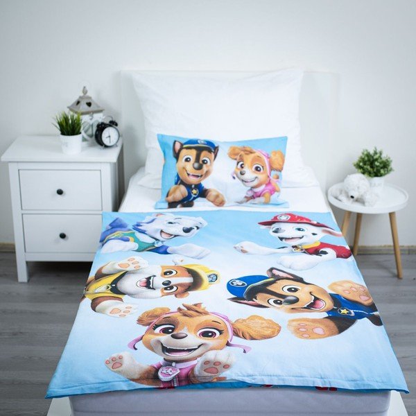 Bavlnená detská obliečka do postieľky 100x135 cm Paw Patrol – Jerry Fabrics-image-1