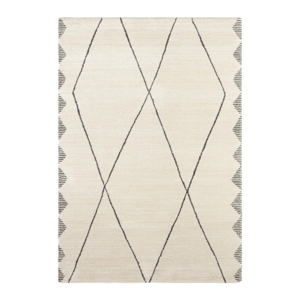 Krémovo-Sivý koberec Elle Decoration Glow Beaune, 200 x 290 cm