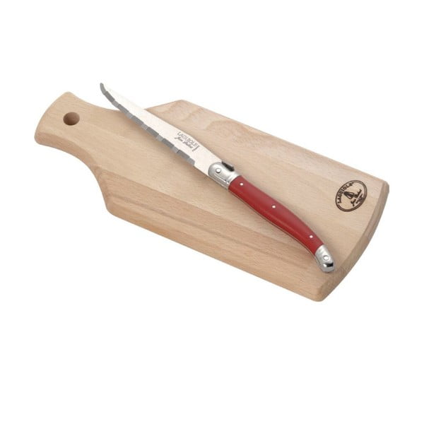 Set kuchynského noža a doštičky z bukového dreva Jean Dubost, dĺžka noža 12 cm
