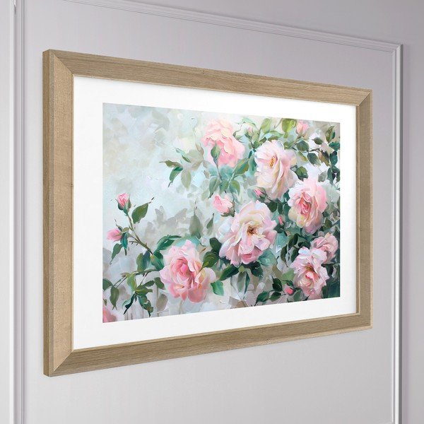 Tlačený obraz s rámom 75x56 cm Blooming Roses – Styler-image-3