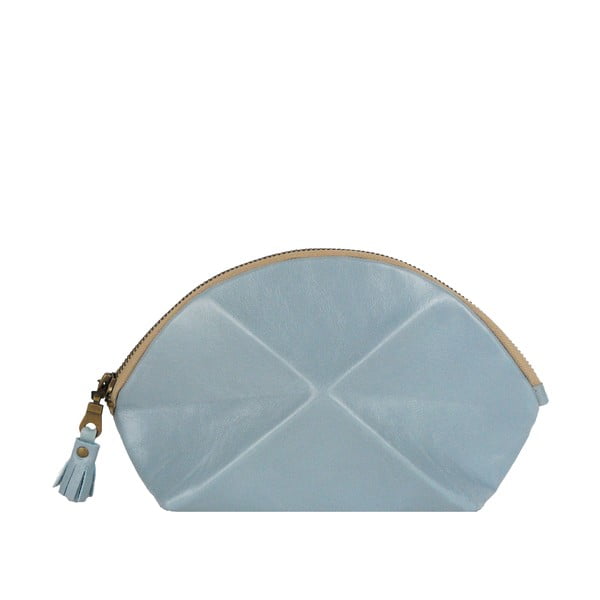 Listová kabelka/kozmetická taška Pyramid, svetlo modrá
