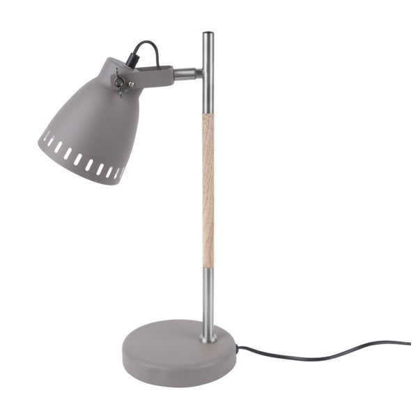 Sivá stolová lampa Leitmotiv Mingle