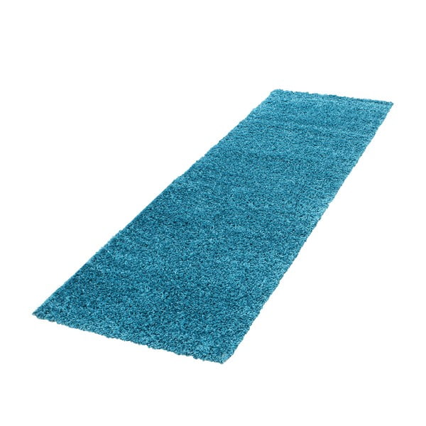 Tyrkysový behúň 80x250 cm Life – Ayyildiz Carpets