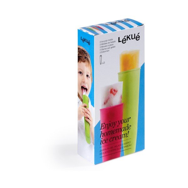 Sada 3 silikónových foriem na nanuky Lékué Pop-image-2