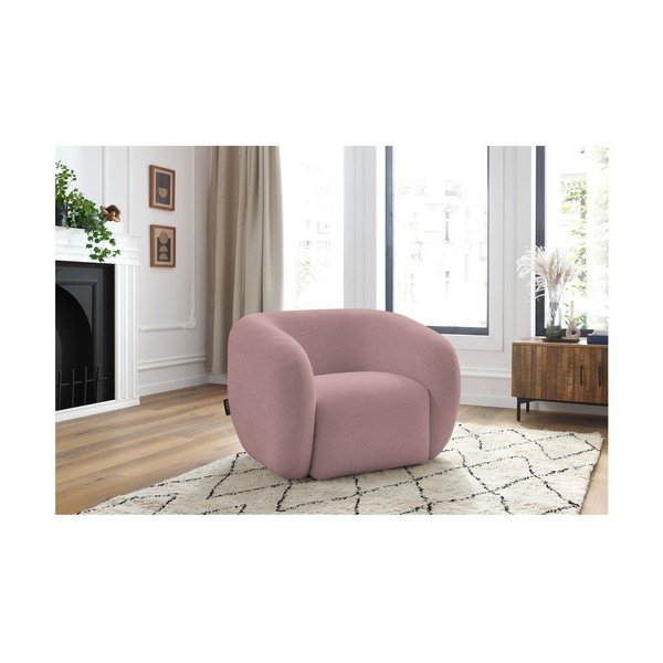 Svetloružové kreslo Celine – Bobochic Paris-image-1