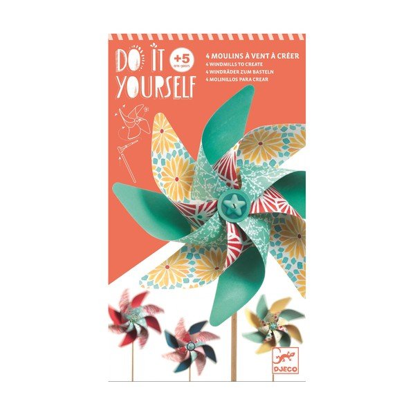 Súprava na výrobu 4 veterníkov Djeco-image-3