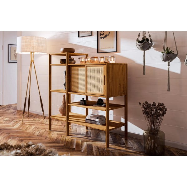 Knižnica z dubového dreva 120x123 cm Pola - The Beds-image-4