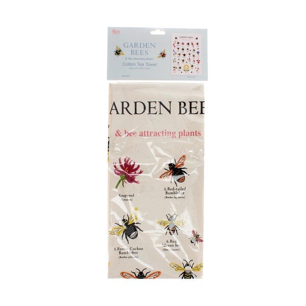Bavlnená utierka 50x70 cm Garden Bees – Rex London-image-2