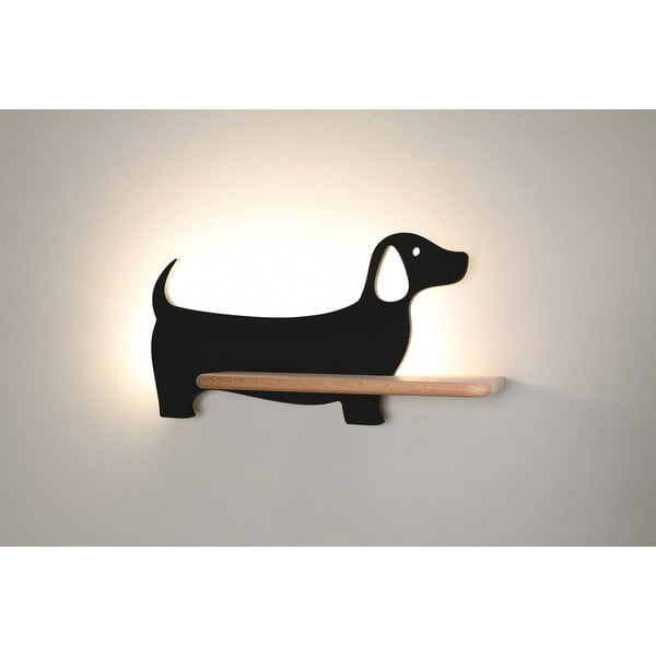 Čierne detské svietidlo Dog - Candellux Lighting-image-3