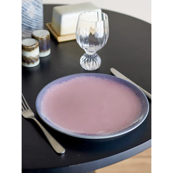 Svetloružový tanier z kameniny ø 26,5 cm Paula – Bloomingville-image-2