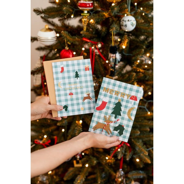 Vianočné prianie Merry Christmas - Meri Meri-image-1